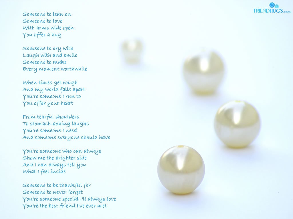 Poem about a best friend