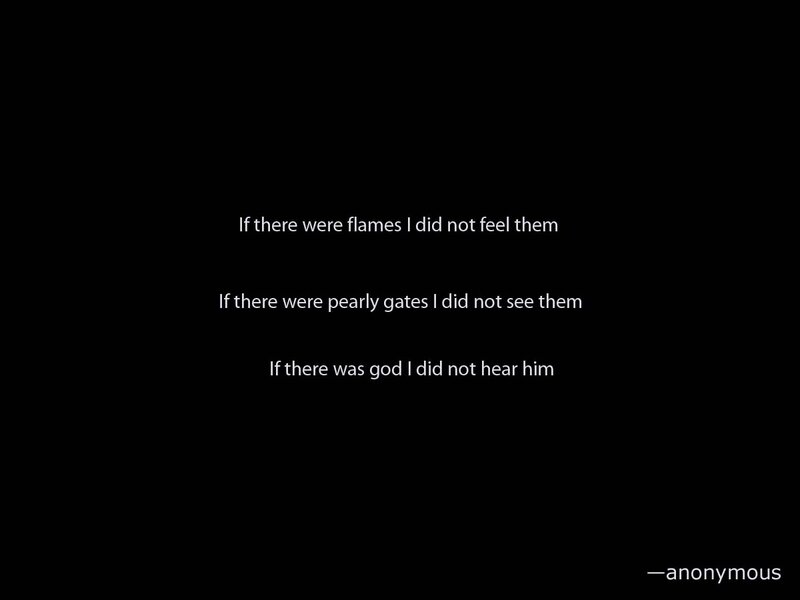 poem about absence