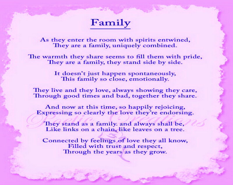 Poem About Family