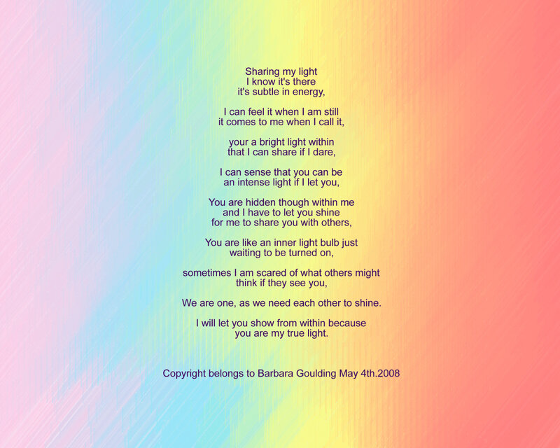 Poem about inner light