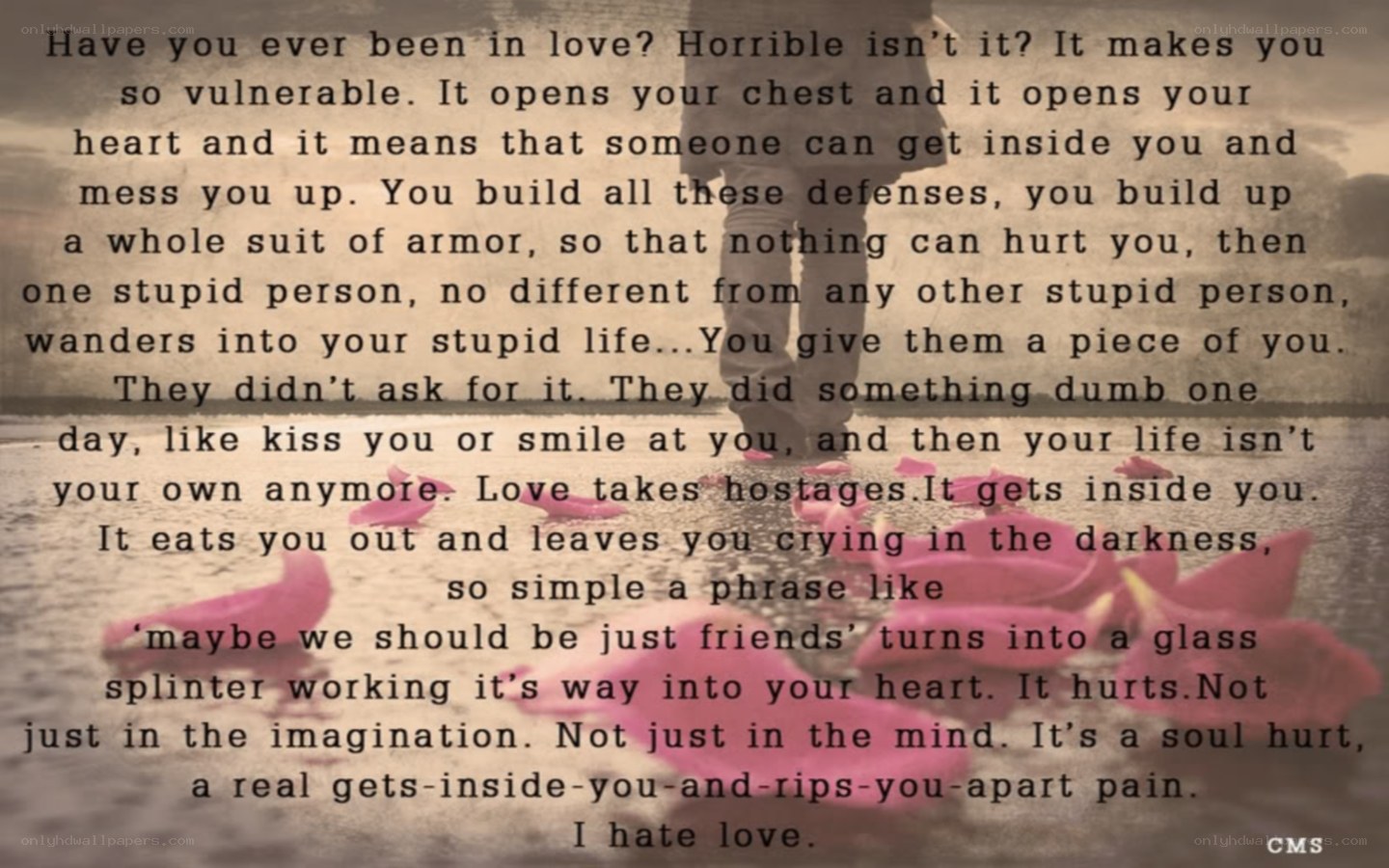 poem about love's pain