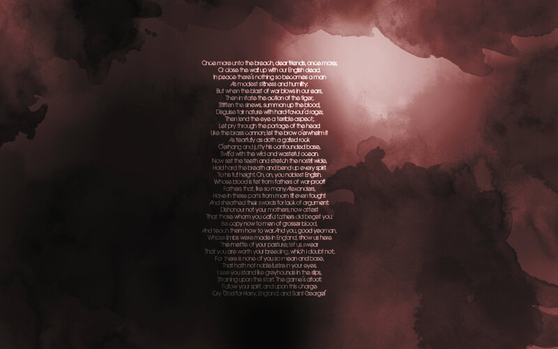 Poem on a dark background