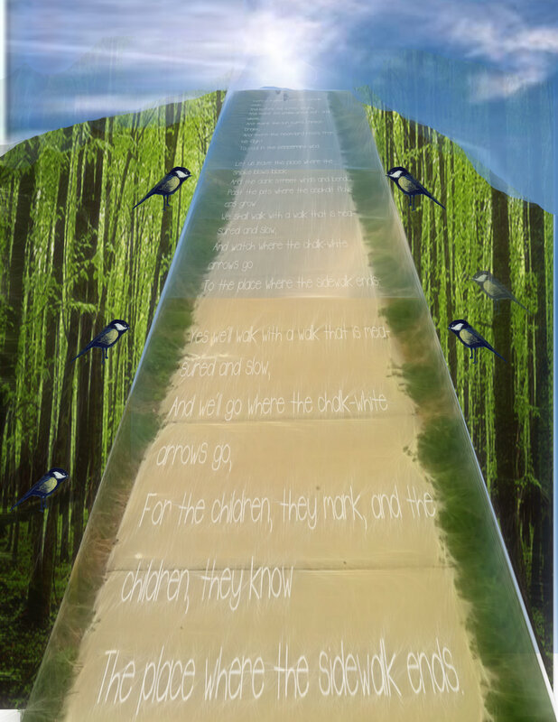 poem on a forest path
