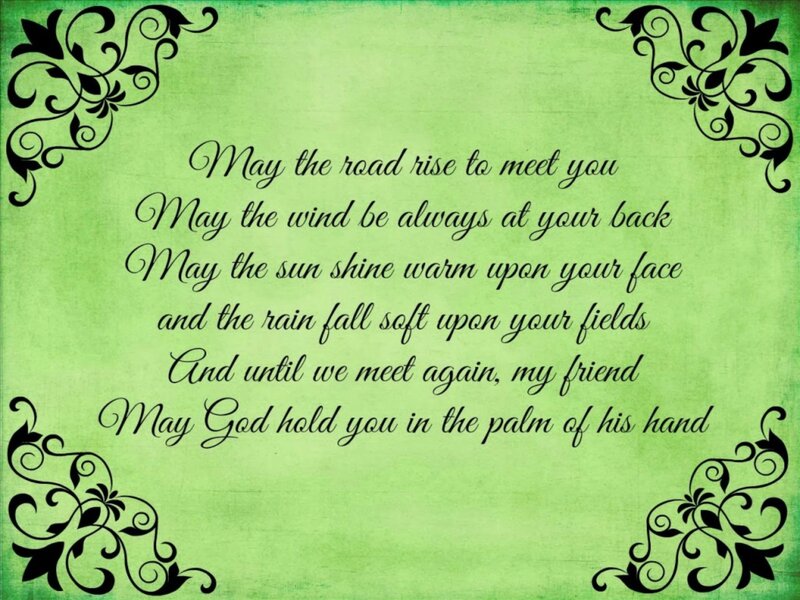 Poem on Green Background