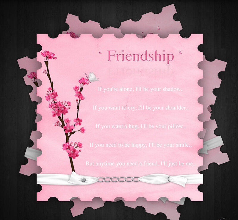 Poem on Pink Card