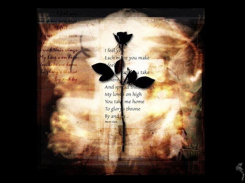 Poem with black rose
