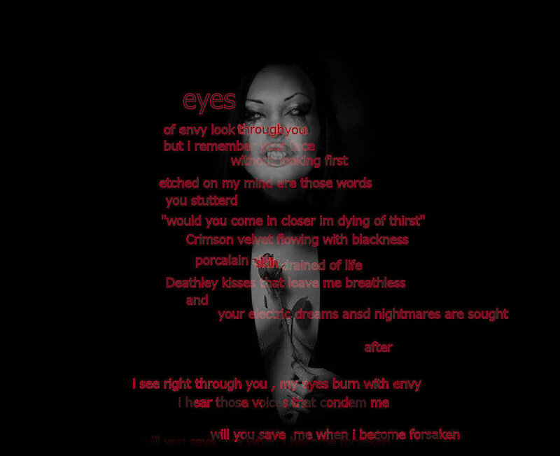 poem with dark theme