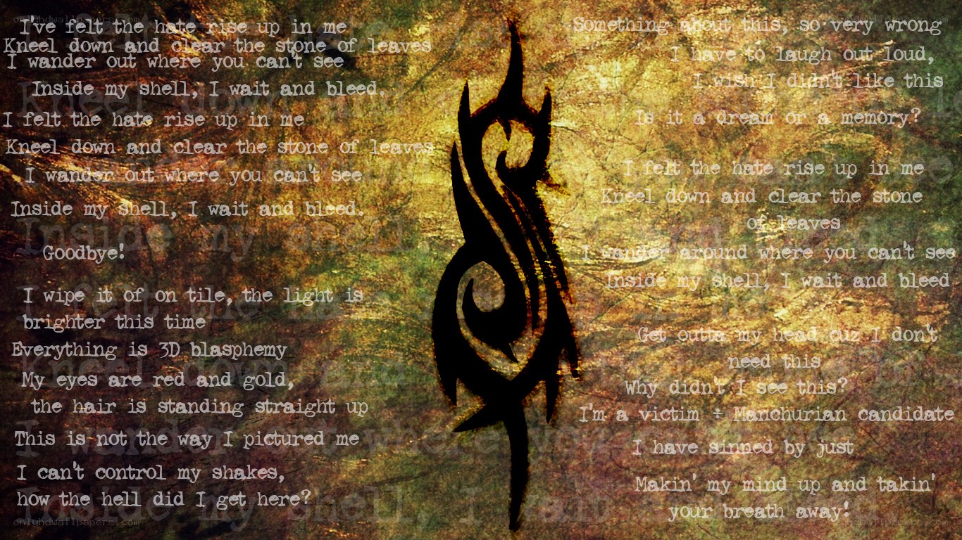 poem with tribal symbol
