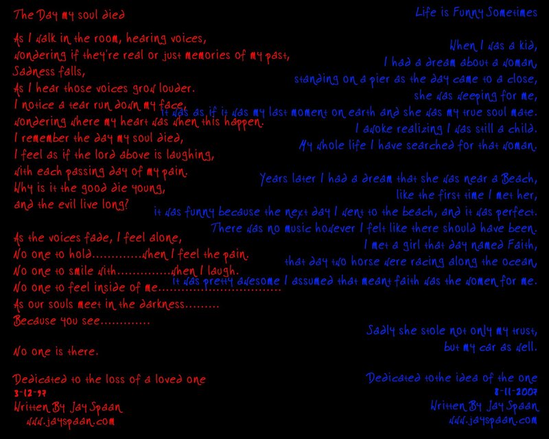 poems about loss and dreams