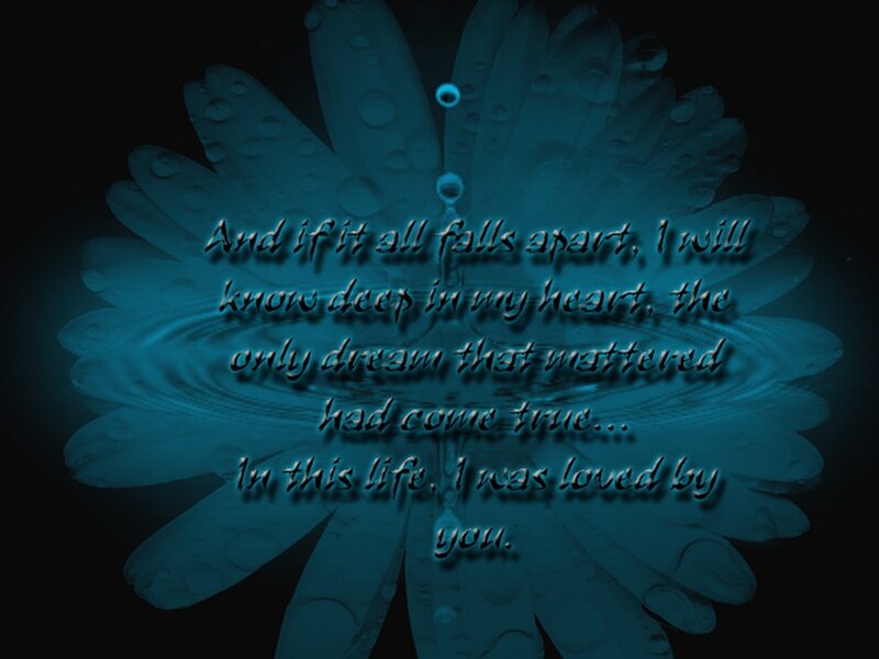 Poetic quote on flower