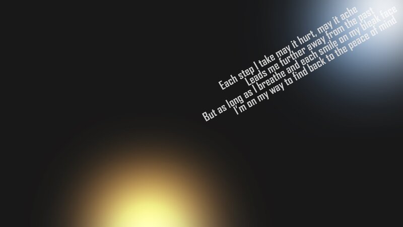 poetic text on dark background