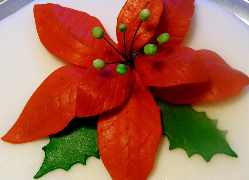 Poinsettia Flower Decoration