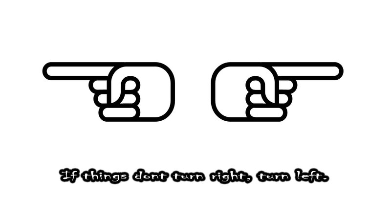pointing hands with quote