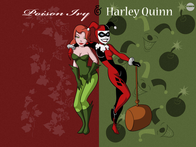 Poison Ivy and Harley Quinn