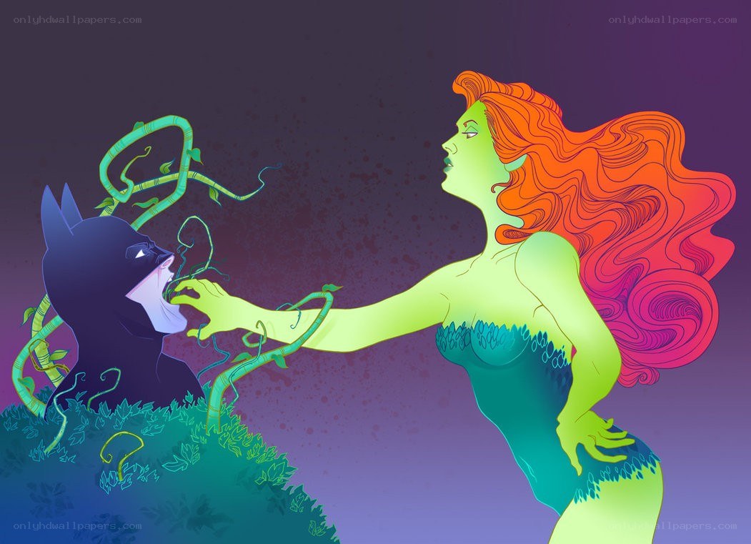 Poison Ivy confronts Batman