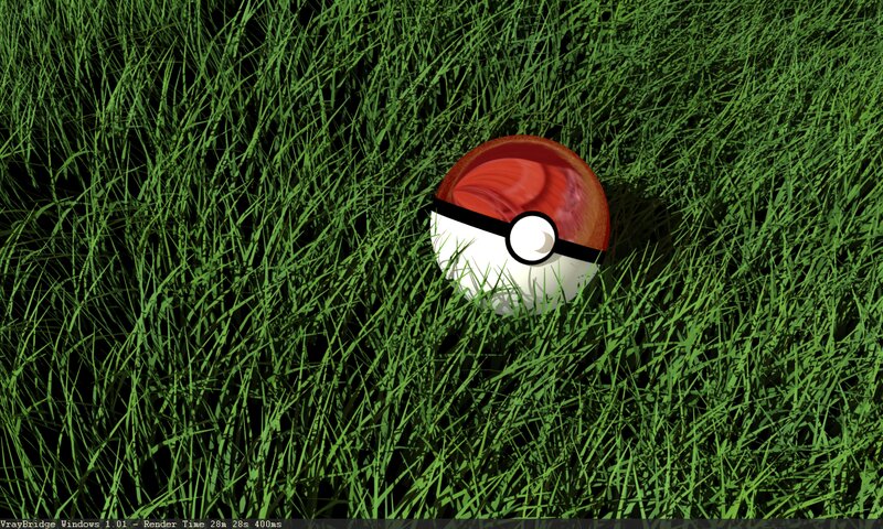 Poké Ball in Grass