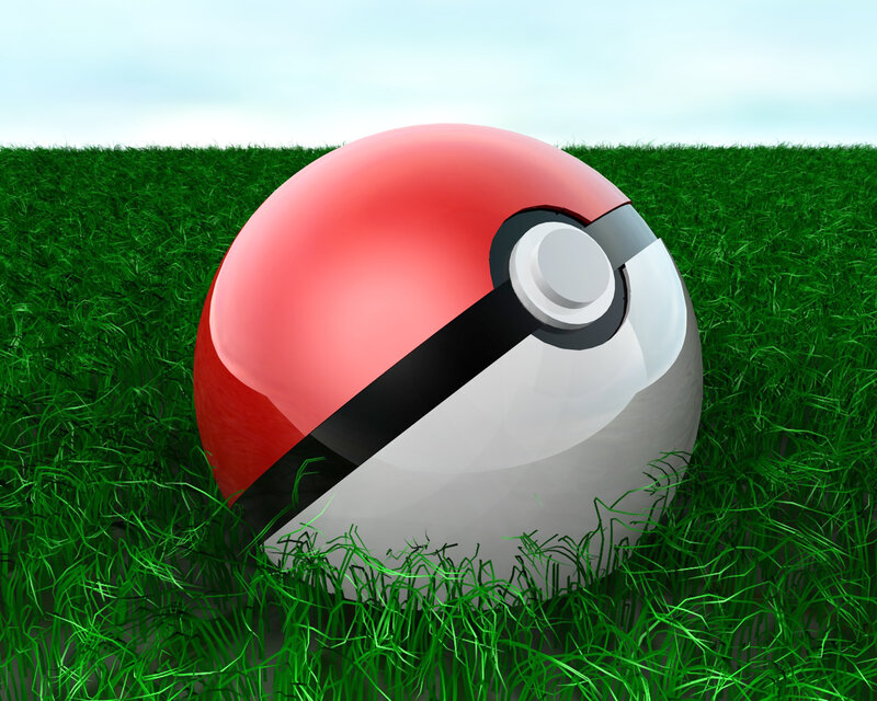 Poké Ball in the grass