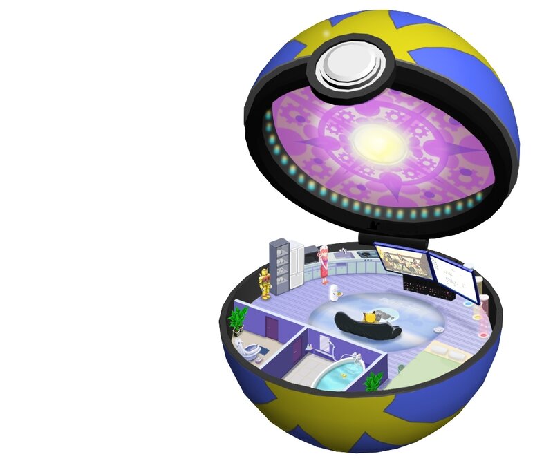 Poké Ball Interior — Blue