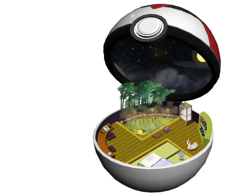Poké Ball Interior — White