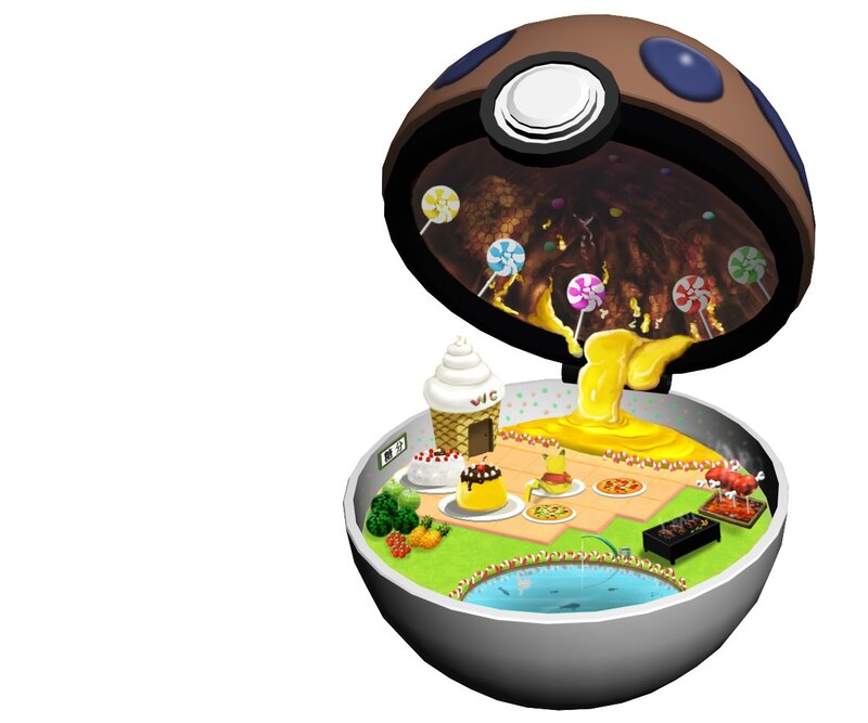 Poké Ball with Candy World