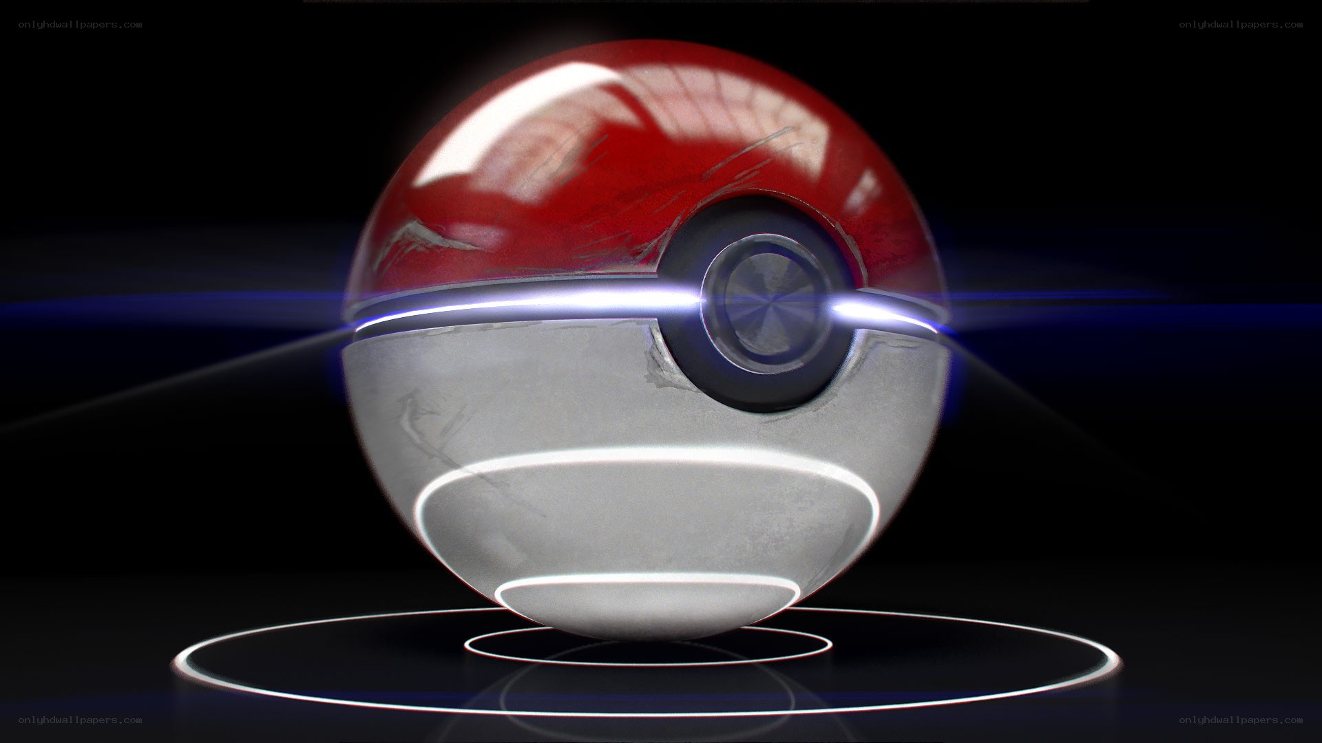Poké Ball with glowing effect