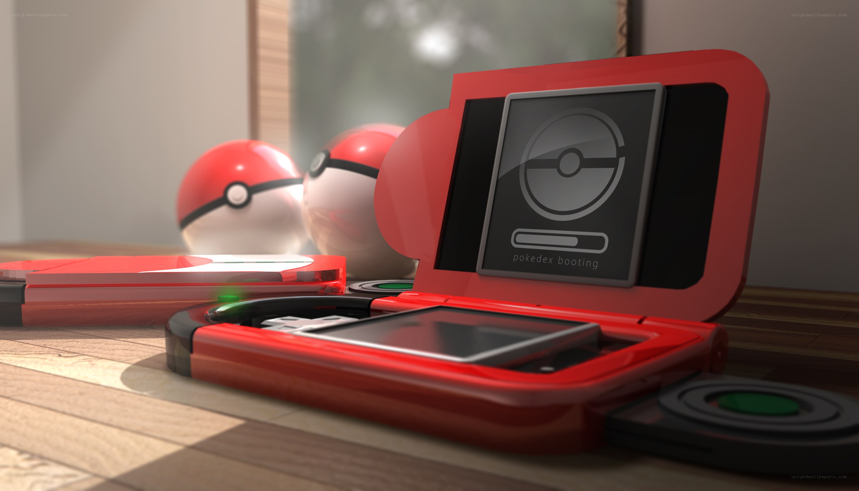 Pokédex booting sequence