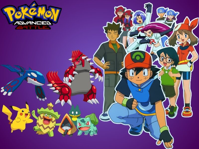 Pokémon Advanced Battle characters