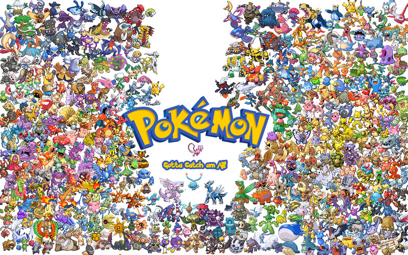 Pokémon all characters collage