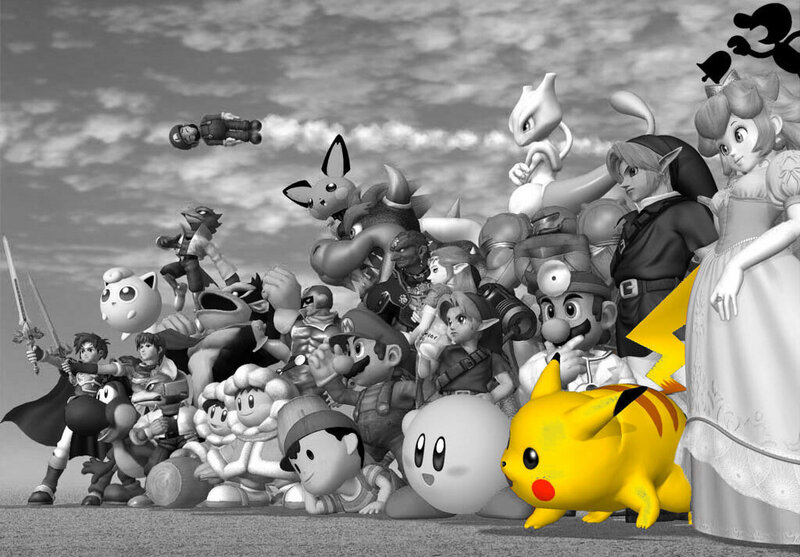 Pokémon and Nintendo characters