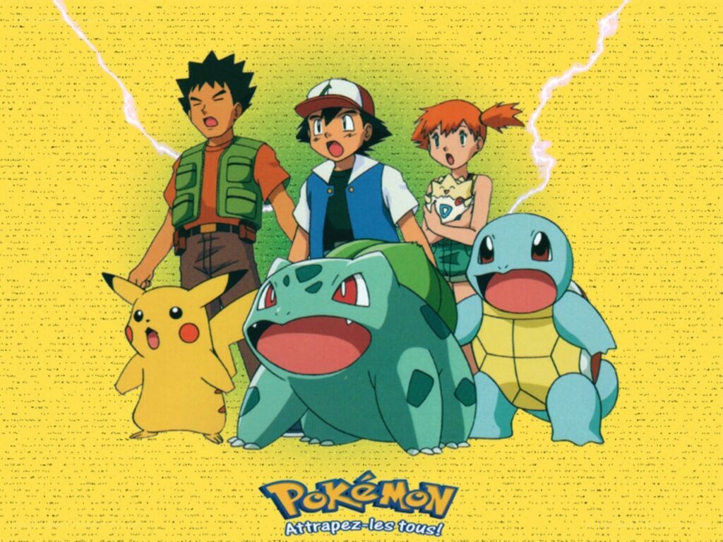 Pokémon anime characters group