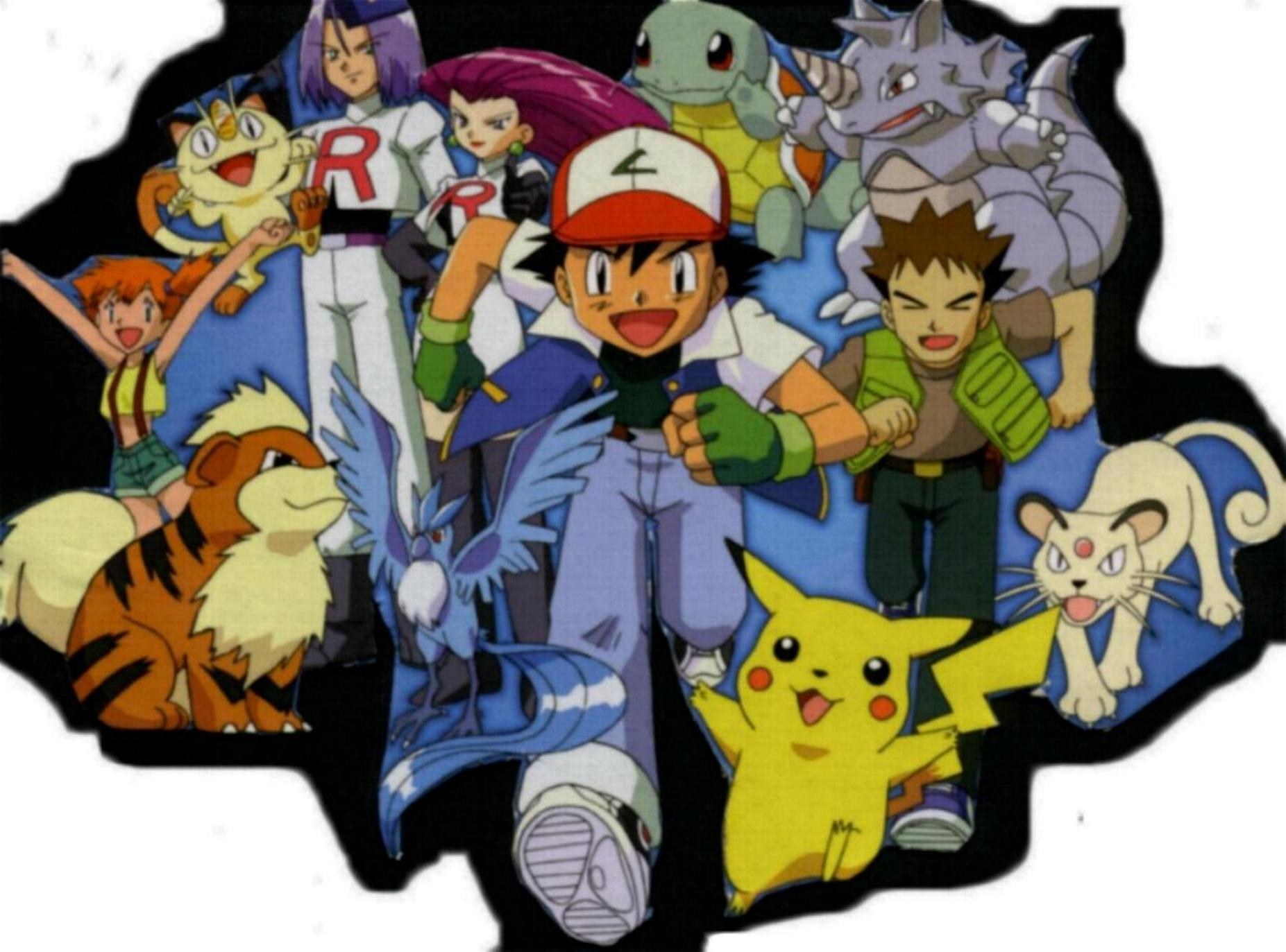 Pokémon anime characters group