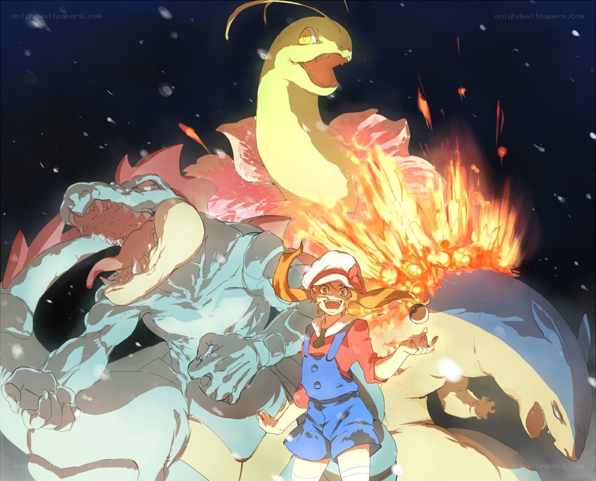 Pokémon battle scene