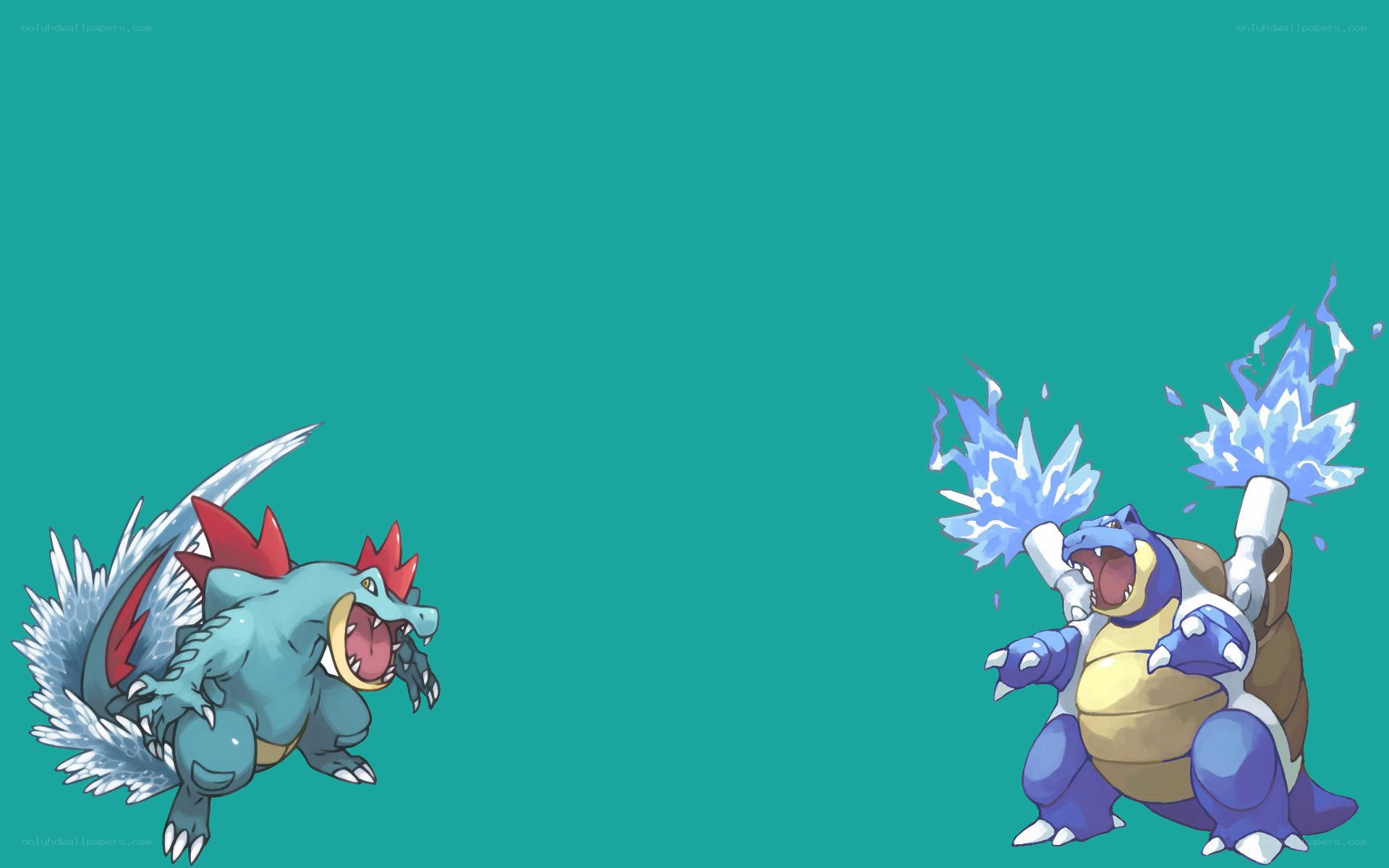 Pokémon battle scene