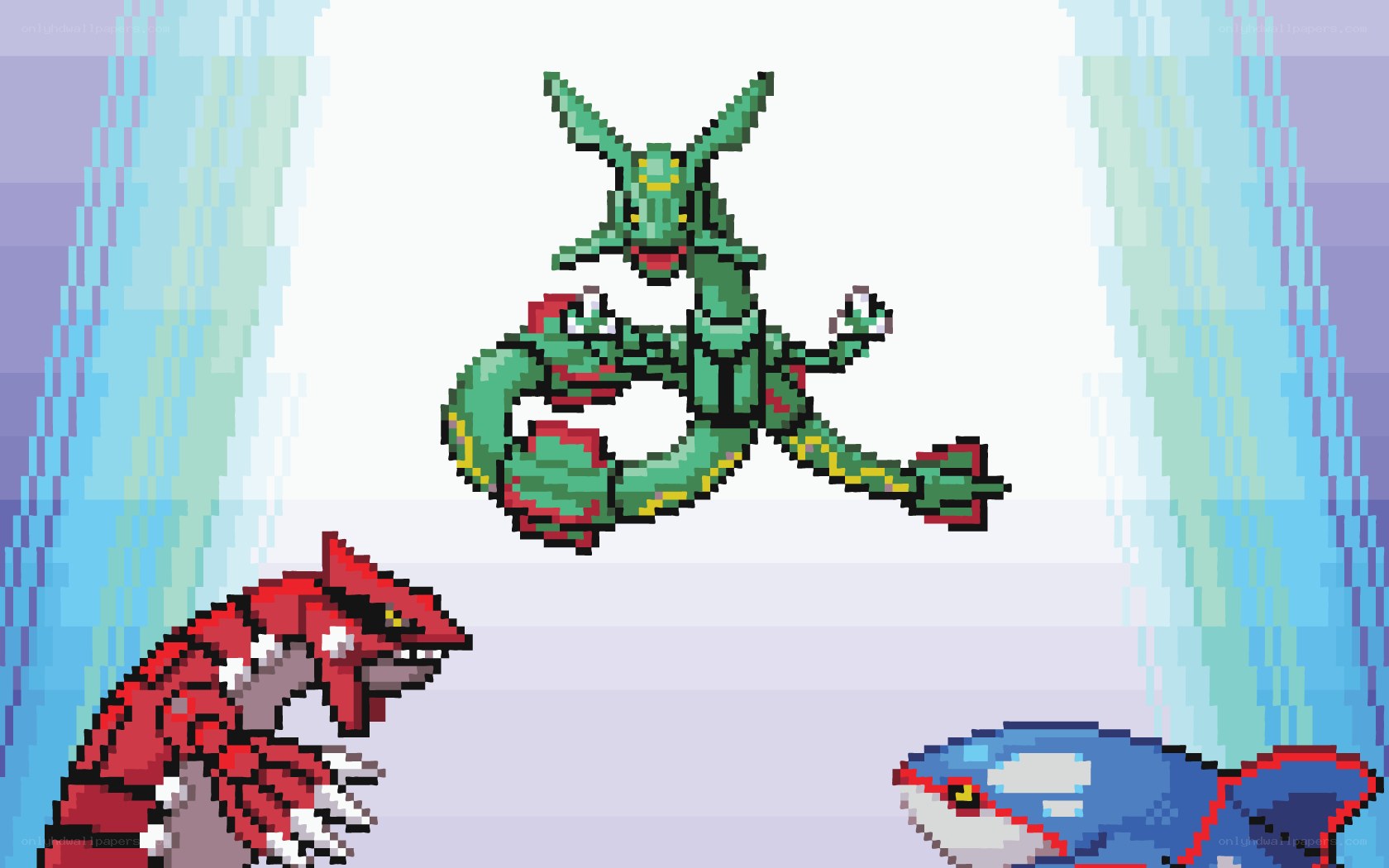 Pokémon battle scene