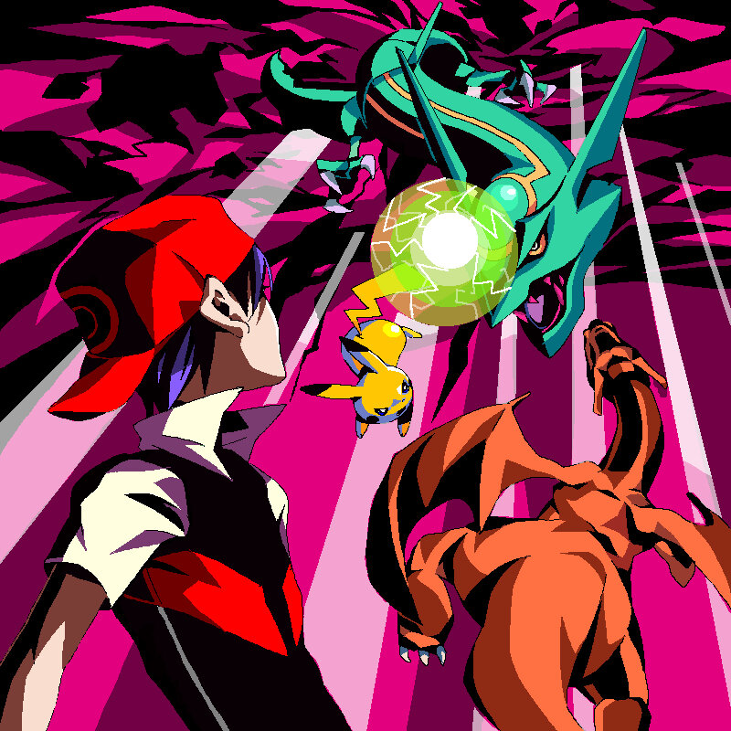 Pokémon battle scene