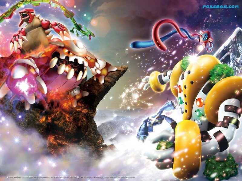 Pokémon Battle Scene — Purple