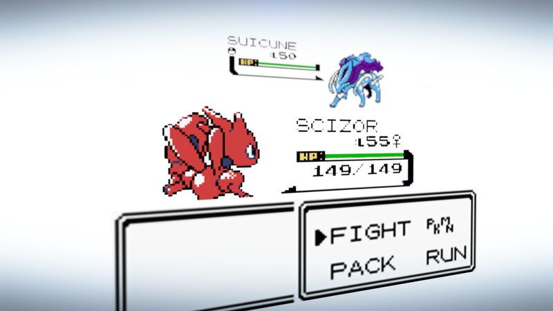 Pokémon Battle Scene — Red