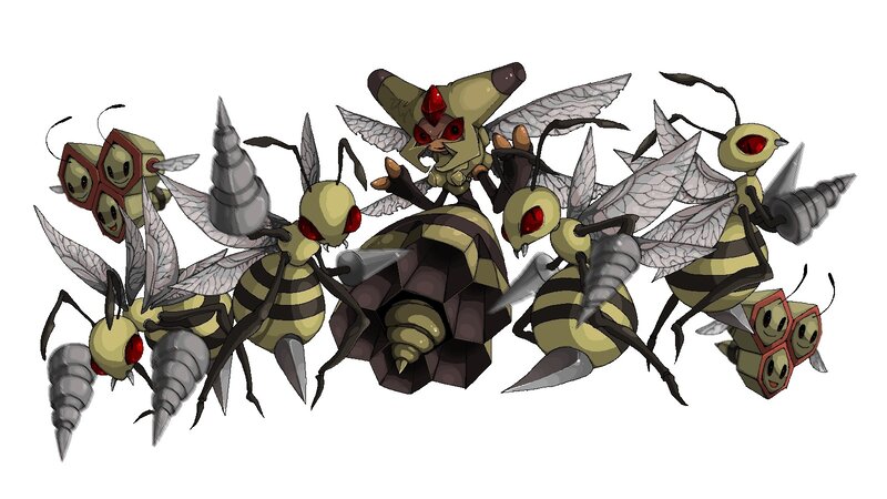 Pokémon Beedrill and its forms