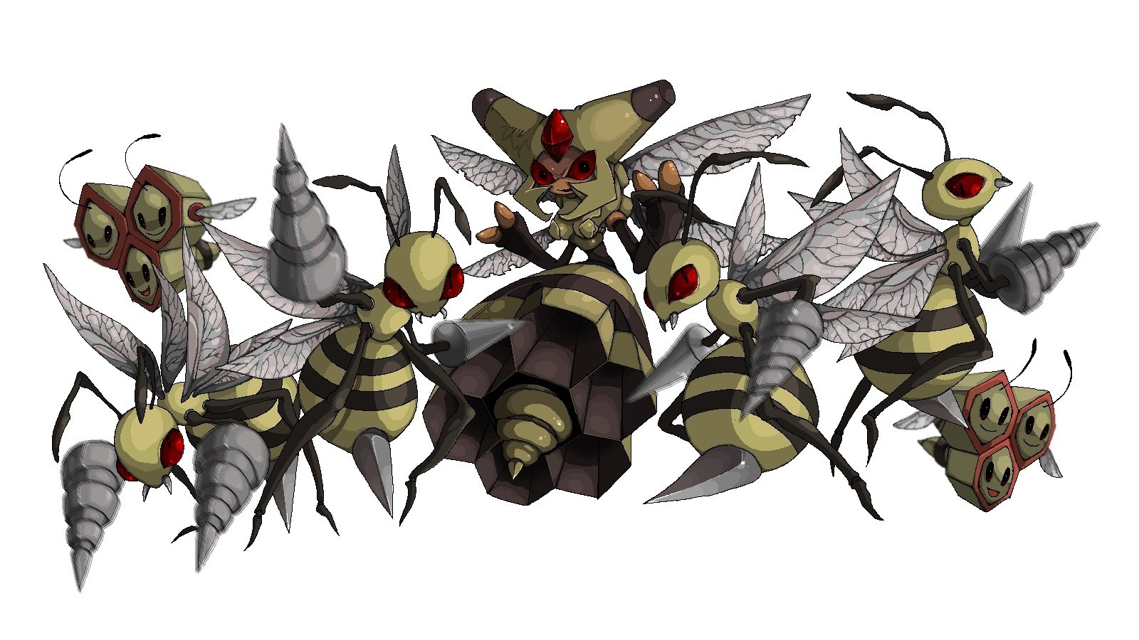 Pokémon Beedrill and its forms
