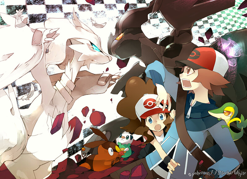 Pokémon Black and White battle scene