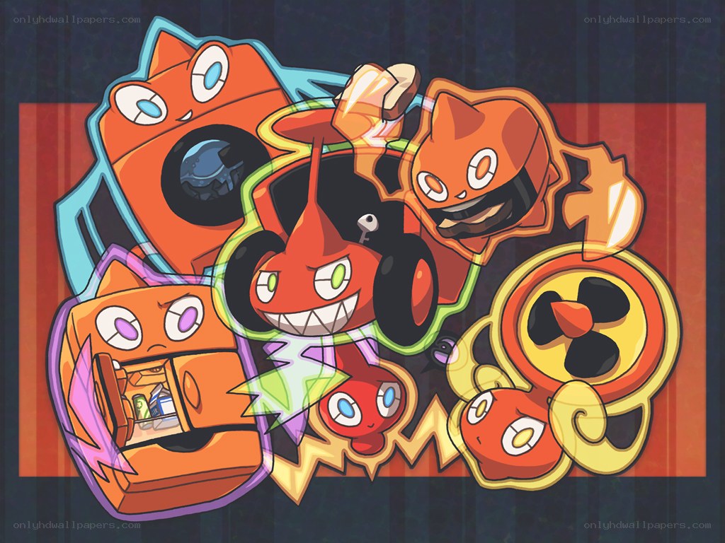 Pokémon character collage