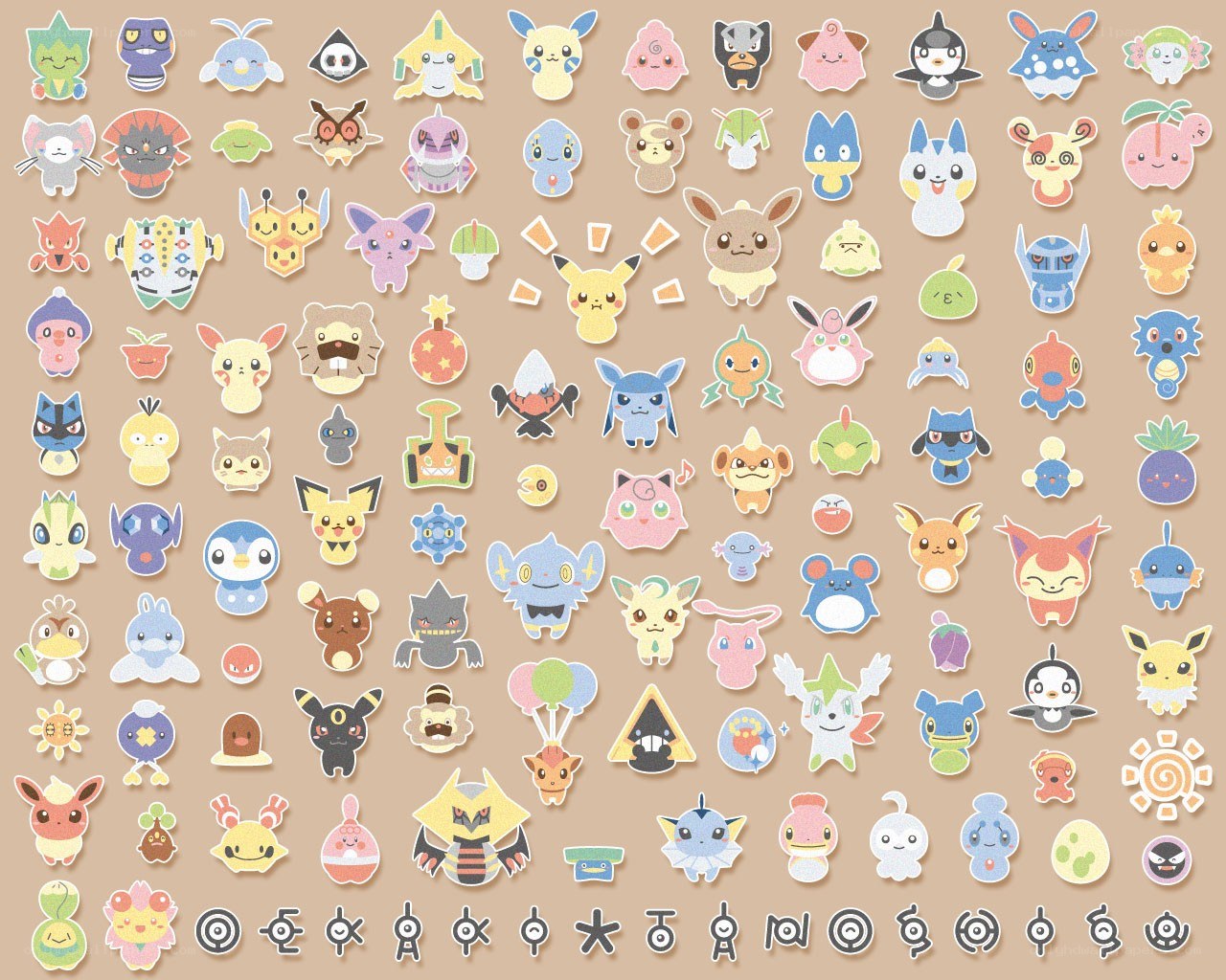 Pokémon character collection