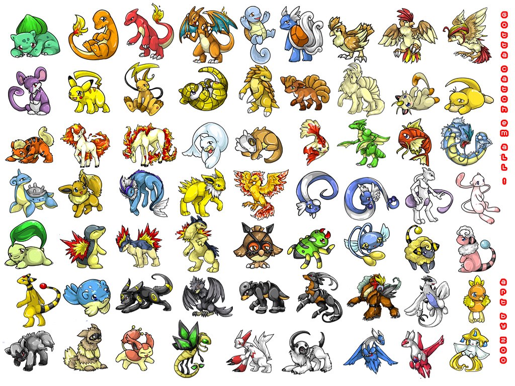 Pokémon character collection