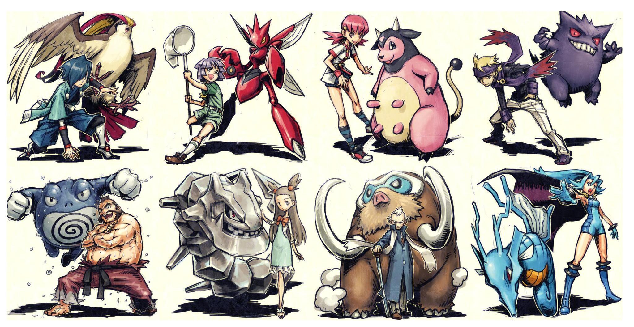Pokémon character concept art