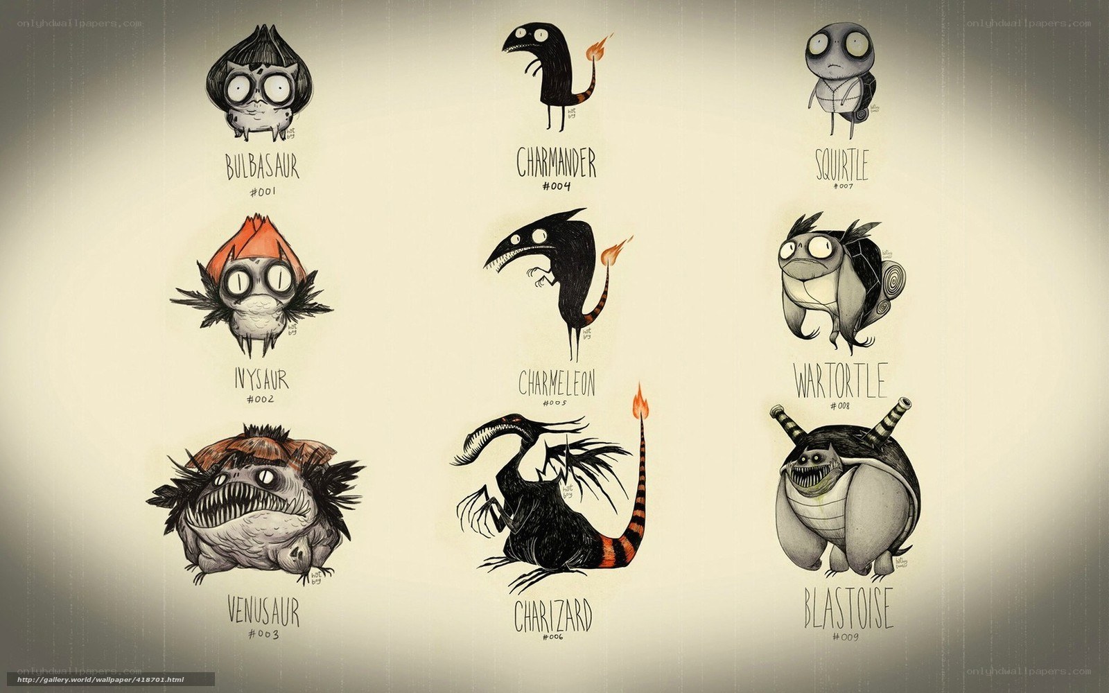 Pokémon character designs