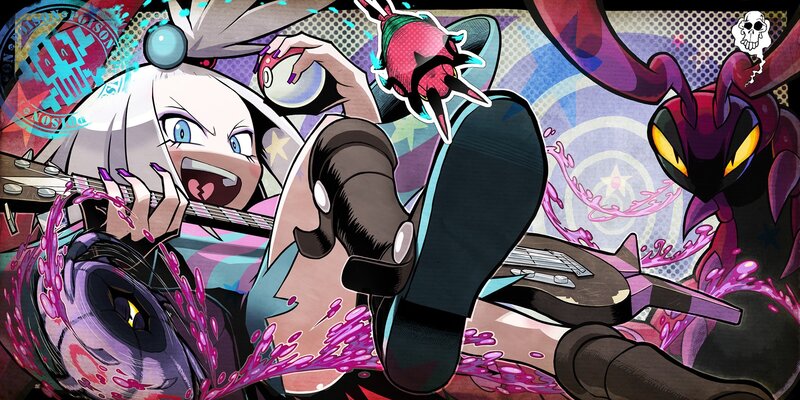 Pokémon character in action