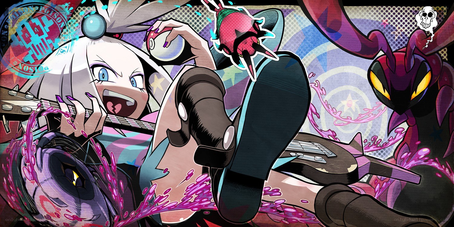 Pokémon character in action