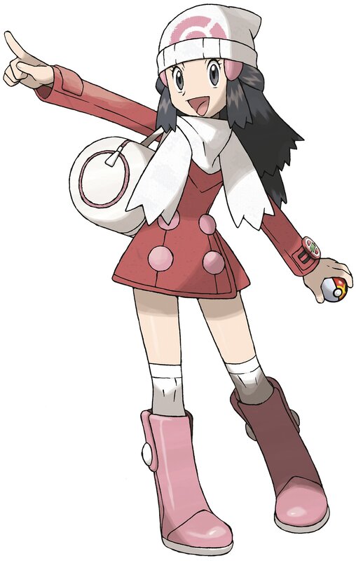 Pokémon character in red outfit