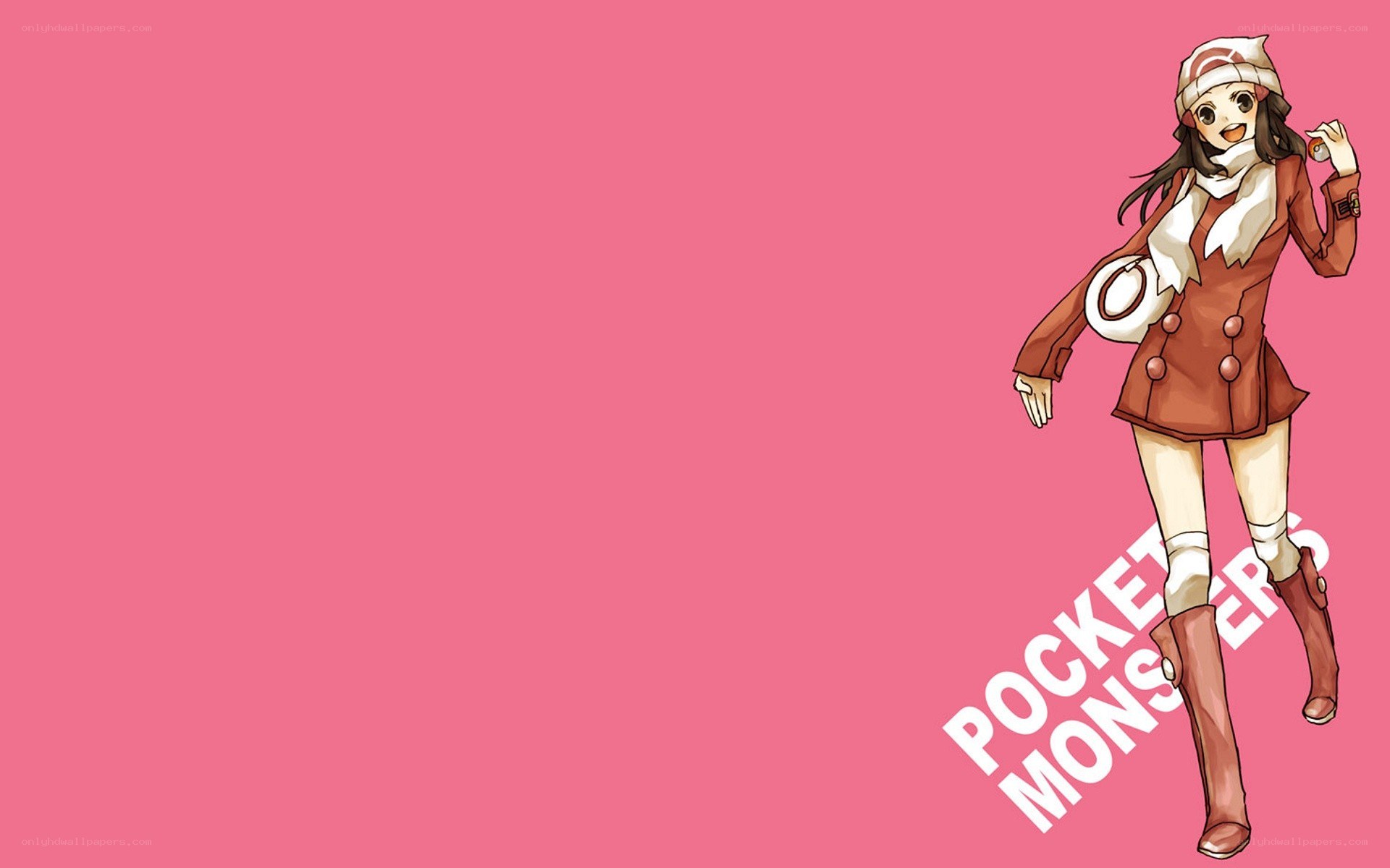 Pokémon character on pink background