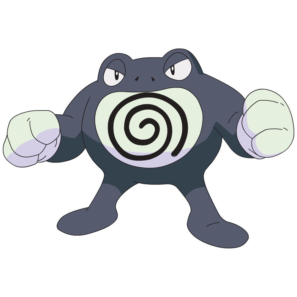 Pokémon character with spiral pattern
